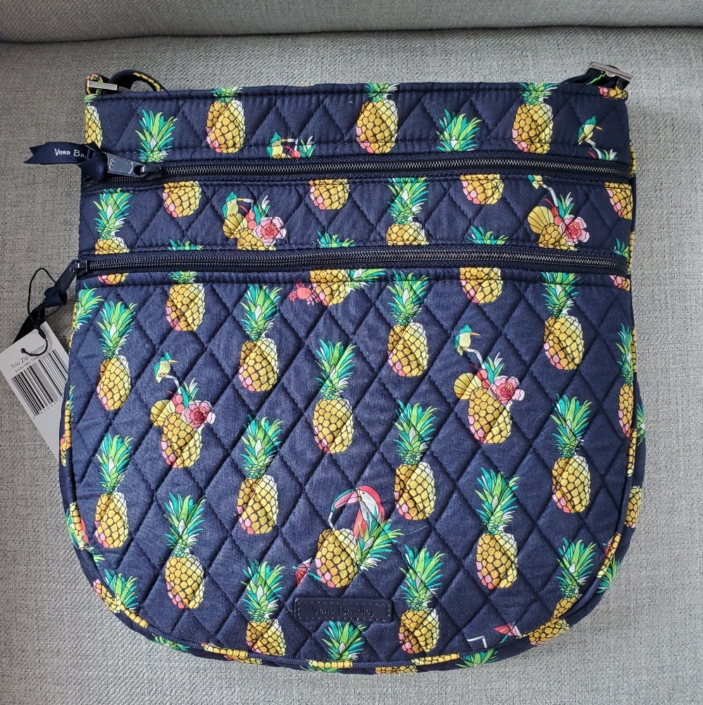 Vera Bradley Toucan Party Trio Zip Hipster